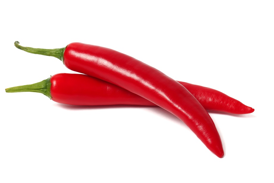 Organic Chillies Cayene Long Red (1kg/bag)