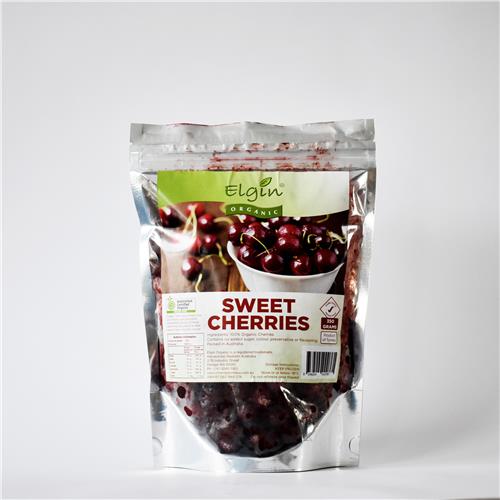 Elgin Frozen Organic Cherries Sweet 350g