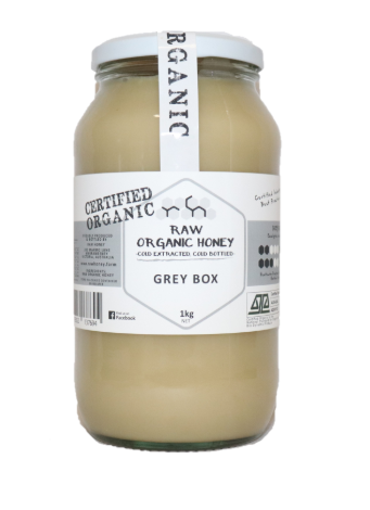 Organic Raw Honey – Grey Box 1kg