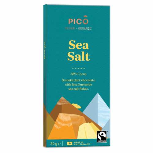 Pico Organic Chocolate Sea Salt 80g