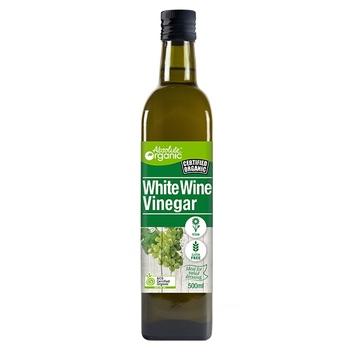 Absolute Organic Vinegar White Wine 500ml